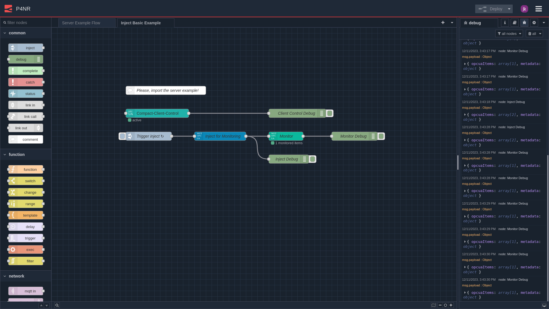 nore red plus flow chart